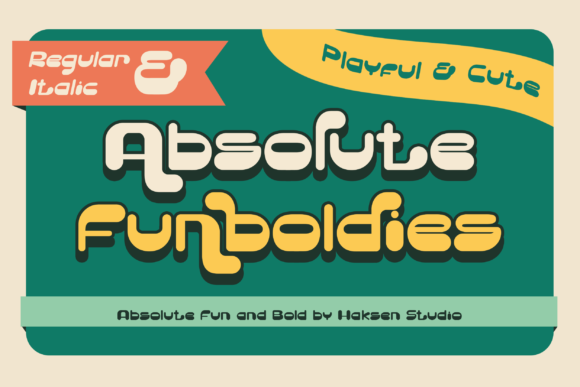 Absolute Funboldies: A Retro Display Font