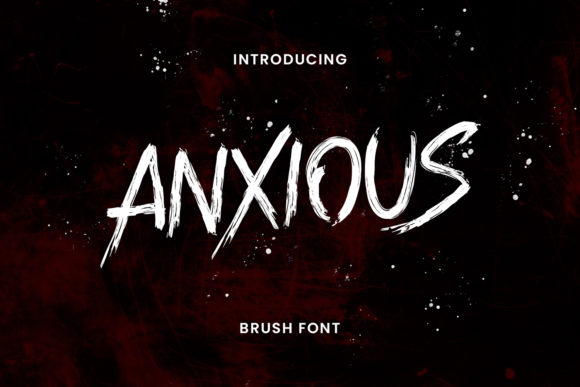 Anxious Font for Web Design