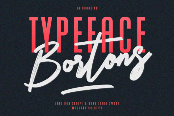 Bortons: A Stylish Display Font