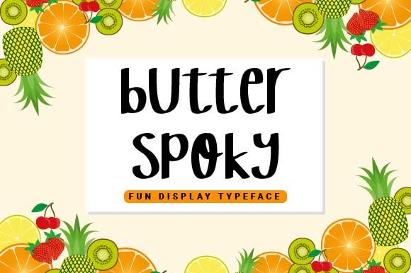Butter Spoky: A Fun Font for Business Branding