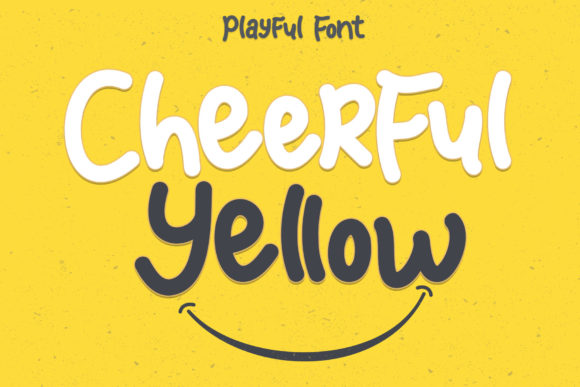 Cheerful Yellow Font for Business
