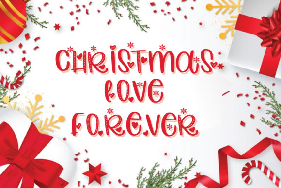 Christmas Love Forever Font
