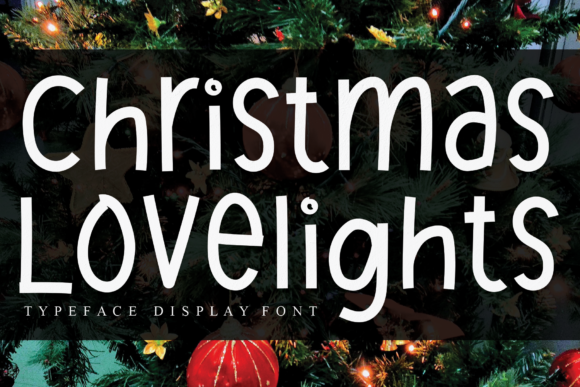 Christmas Lovelights Font