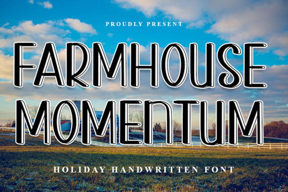 Farmhouse Momentum: A Bold Display Font