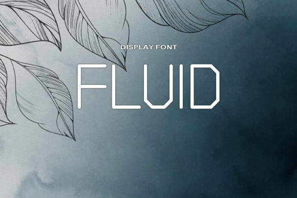 Fluid: A Font for Futuristic Branding