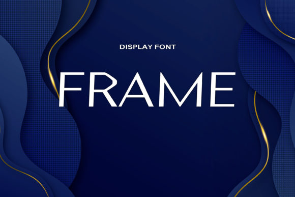 Frame: A Bold Font for Modern Design