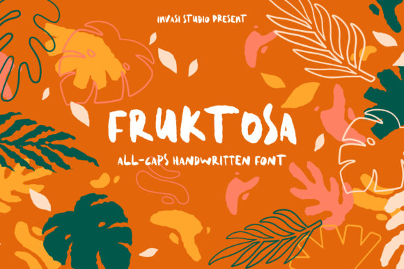 Fruktosa: A Bold Display Font