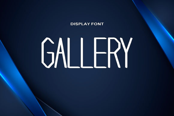 Gallery: A Creative Display Font