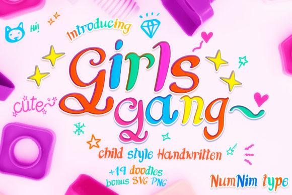 Girls Gang Font for Web Design