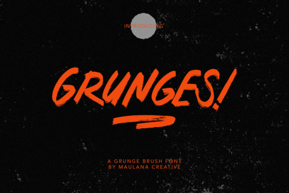 Grunges: A Bold Display Font for Web Design