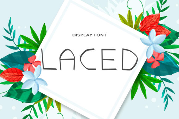 Laced: A Display Font for Futuristic Design