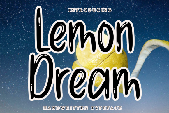 Lemon Dream: A Playful Display Font