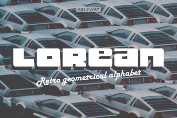 Lorean: A Bold Display Font for Creative Design