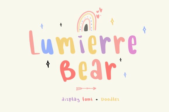 Lumierre Bear: A Playful Font for Editorial Design