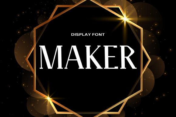Maker: A Bold Font for Strong Campaigns