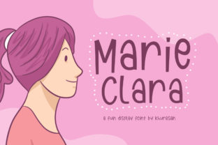 Marie Clara: A Whimsical Display Font