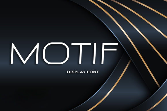 Motif: A Bold Display Font for Modern Campaigns