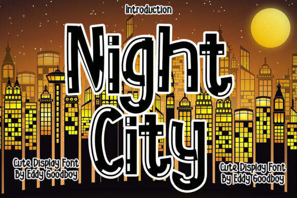 Night City: A Bold Font for Creative Design