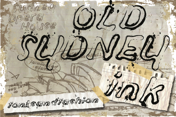 Old Sydney Ink: A Bold Font for Creative Campaigns