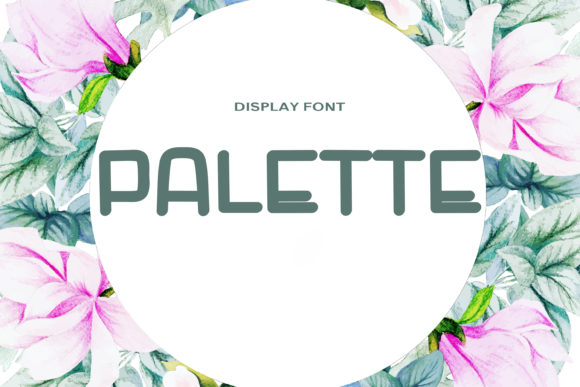 Palette: A Clean Display Font