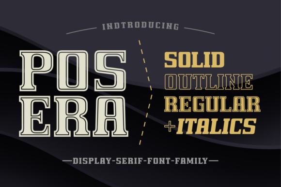 Pos Era: A Bold Display Font for Designers