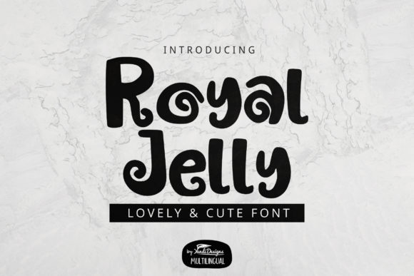Royal Jelly: A Whimsical Display Font