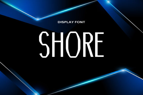 Shore: A Bold Display Font for Creative Projects
