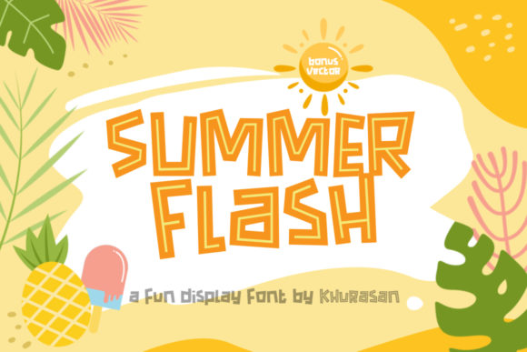 Summer Flash: A Quirky Display Font