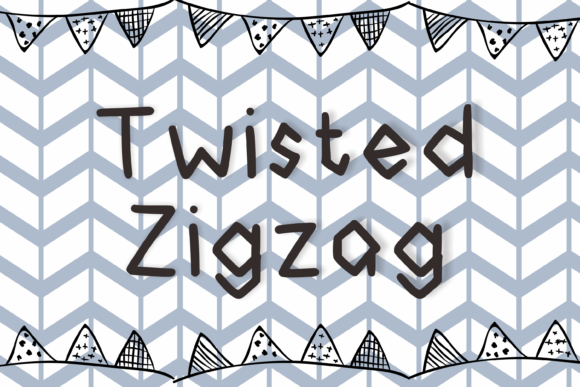 Twisted Zigzag: A Playful Display Font