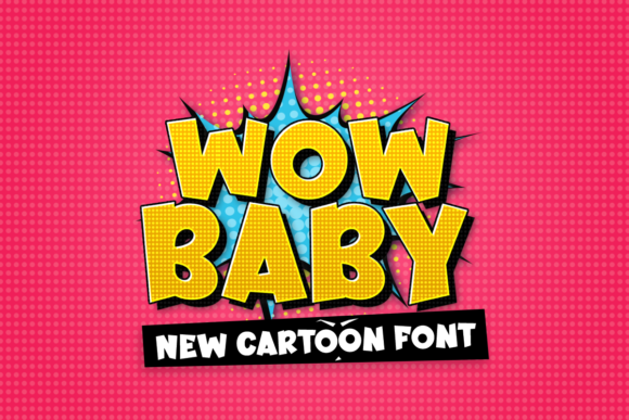 Wow Baby Font for Editorial Design