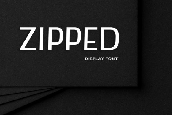 Zipped: A Futuristic Font for Web Design